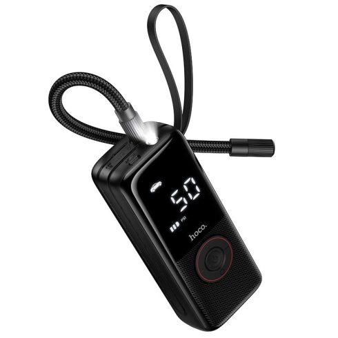 Autós kompresszor Hoco vezeték nélküli 4000mAh ZP18 fekete