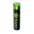 Újratölthető akkumulátor R3 (AAA) 320 mAh USB C + kábellel USB A - 2 x USB C 2 db Hoco JA4 fekete