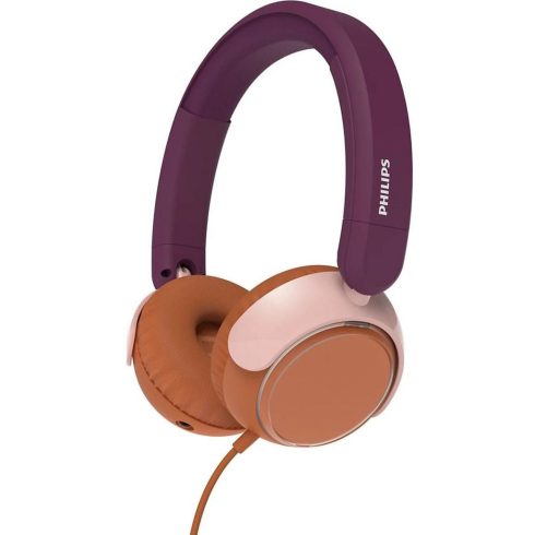 Wired headphones Jack 3,5 mm Philips for children TAK2000MP/00 purple magenta