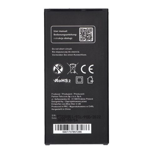 Battery for Samsung J5 2016 3100 mAh Blue Star Premium