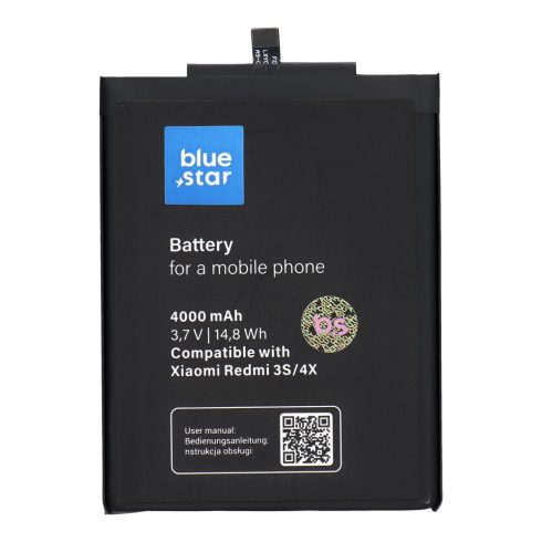 Xiaomi Redmi 3 / 3S / 3X / 4X (BM47) 4000 mAh Blue Star akkumulátor