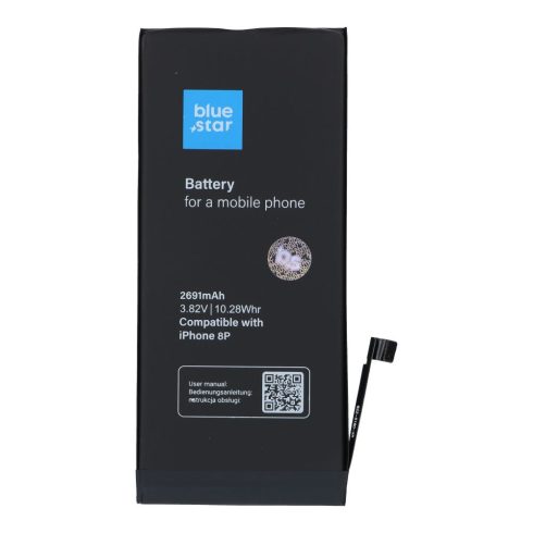 Akkumulátor iPhone 8 PLUS 2691 mAh Blue Star HQ készülékhez