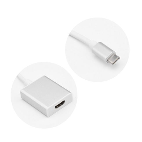 HDMI-kábel (aljzat) a Type C 3.1-hez (apa) Plug & Play 4K