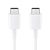 SAMSUNG eredeti kábel Type Cto Type C EP-DA705BWEGWW 1 m fehér buborékfólia