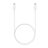   SAMSUNG eredeti kábel Type Cto Type C EP-DA705BWEGWW 1 m fehér buborékfólia