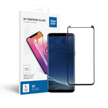   Tempered glass to Samsung Galaxy S8 (full glue / case friendly) Blue Star 5D black