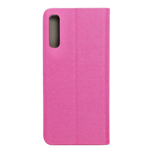 SENSITIVE könyvestáska SAMSUNG A50-hez világos rózsaszín