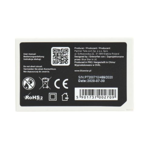 Battery for Nokia 6610 / 3200 / 7250 900 mAh Blue Star