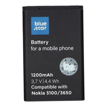   Battery for Nokia 3100 / 3650 / 6230 / 3110 Classic 1200 mAh Blue Star Premium