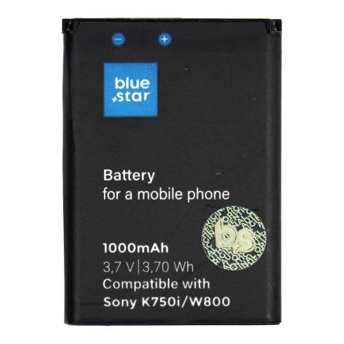 Sony Ericsson K750i / W800 / W550i / Z300 akkumulátor 1000 mAh Blue Star Premium