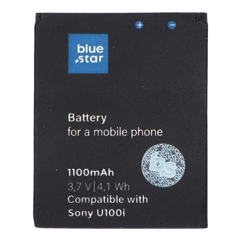 Sony Ericsson U100 Yari / J10 / J10i2 ELM / Hazel 1100 mAh Blue Star akkumulátor