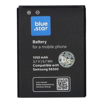   Battery for Samsung Galaxy Mini 2 S6500 / Galaxy Young S6310 / Galaxy Ace Plus S7500 1550 mAh Blue Star Premium