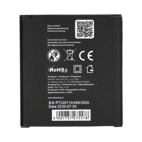 Samsung Core Prime G3606 G3608 G3609 2200 mAh Blue Star Premium akkumulátor