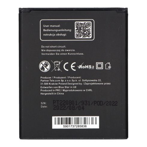 Samsung I8160 Galaxy Ace 2 / S7562 Duos / S7560 Galaxy Trend / S7580 Trend Plus 1350 mAh Blue Star akkumulátor