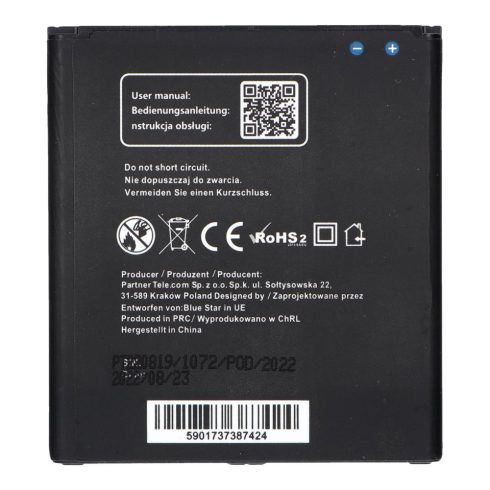 Samsung S4 I9500 2700 mAh Blue Star Premium akkumulátor