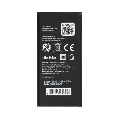 Samsung S5 Mini G800F 2500 mAh Blue Star Premium akkumulátor