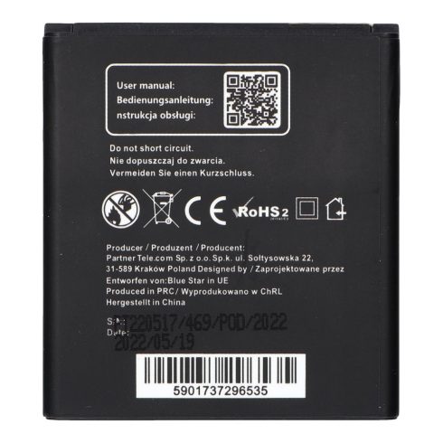 Samsung Core 2 G355 2200 mAh Blue Star Premium akkumulátor