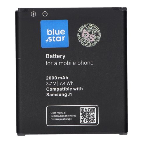 Samsung J1 J100 2000 mAh Blue Star Premium akkumulátor