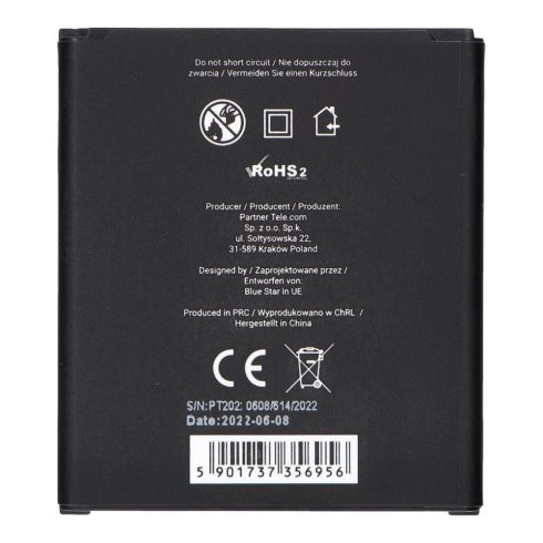 Samsung J1 J100 2000 mAh Blue Star Premium akkumulátor