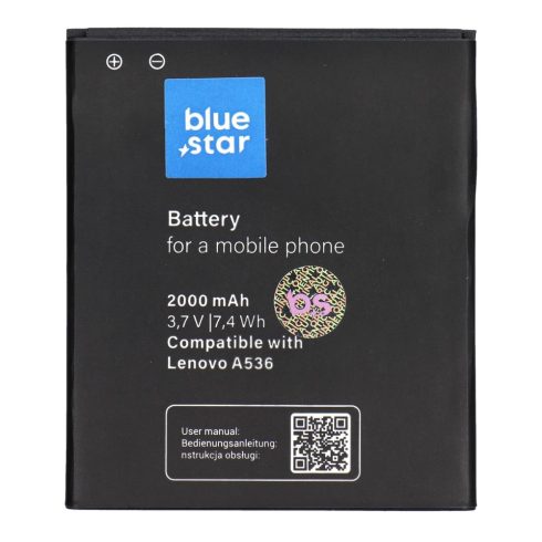 Lenovo A536 2000 mAh Blue Star Premium akkumulátor