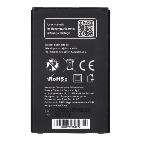 LG K10 2300 mAh Blue Star Premium akkumulátor