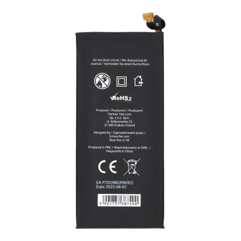Samsung S7 3000 mAh Blue Star Premium akkumulátor