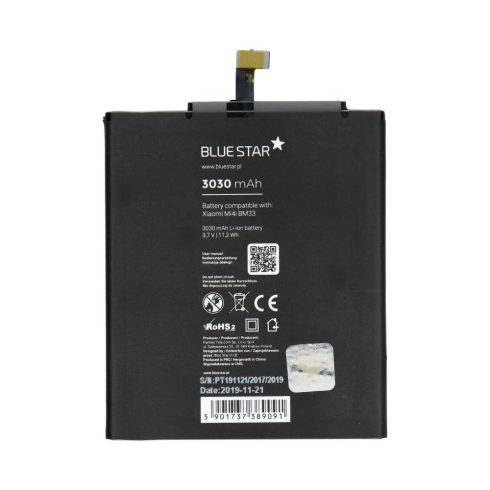 Xioami Mi4i (BM33) 3030 mAh Blue Star akkumulátor