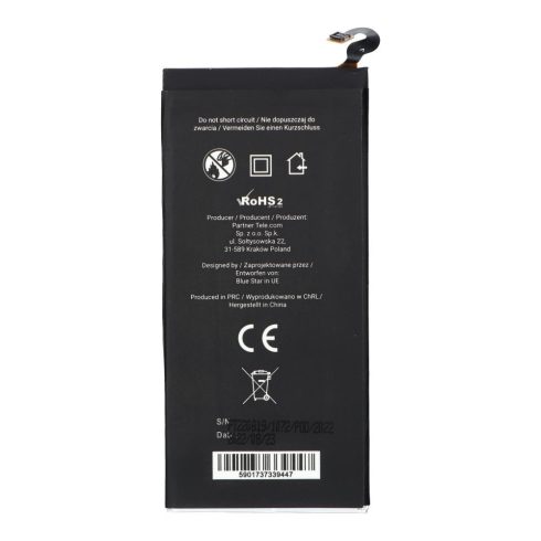 Samsung S6 2550 mAh Blue Star Premium akkumulátor