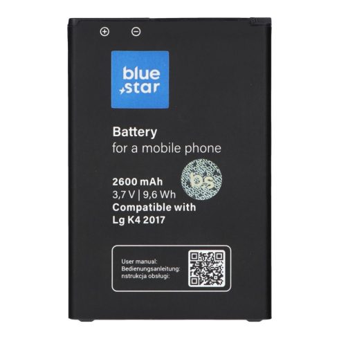 LG K4 2017 / K8 2017 akkumulátor 2600 mAh Blue Star Premium