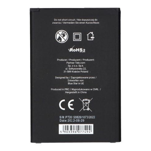 LG K4 2017 / K8 2017 akkumulátor 2600 mAh Blue Star Premium