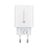   FORCELL F-ENERGY TFK-TC-20WPD utazási töltő C típusú + C típusú kábel Lightning PD QC4.0 3A 20W fehér