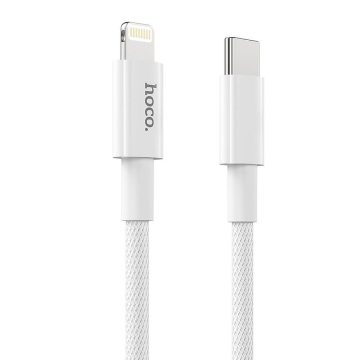 USB C kábel Lightning Hoco PD 3A 20W 1 m X56 fehér