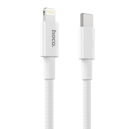 USB C kábel Lightning Hoco PD 3A 20W 1 m X56 fehér