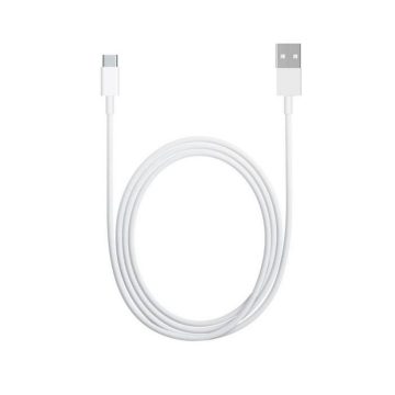   Eredeti XIAOMI USB A-C típusú kábel 3A 1 m fehér ömlesztett