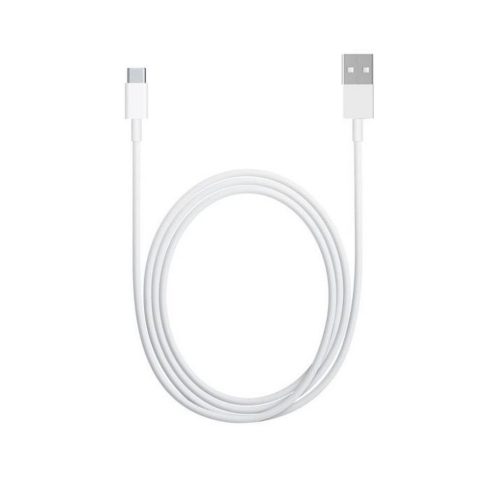 Eredeti XIAOMI USB A-C típusú kábel 3A 1 m fehér ömlesztett