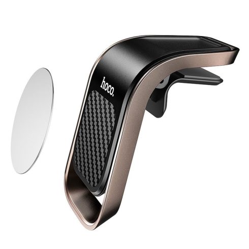 Mágneses autós telefontartó Hoco légtelenítő CA74 fekete-szürke