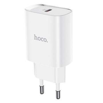 Telefon töltő Hoco USB C PD 20W N14 fehér