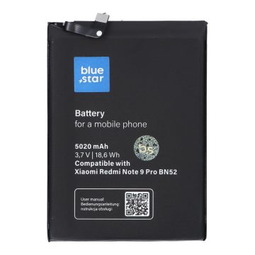   Xiaomi Redmi Note 9 Pro (BN52) 5020 mAh Blue Star akkumulátor
