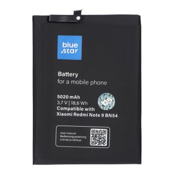 Xiaomi Redmi Note 9 (BN54) 5020 mAh Blue Star akkumulátor