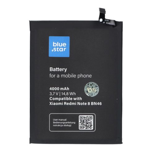 Xiaomi Redmi Note 8 / Note 8T / Redmi 7 (BN46) akkumulátor 4000 mAh Blue Star