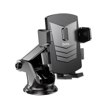 Autótelefon mappa Hoco szélvédő / műszerfal CA83 fekete