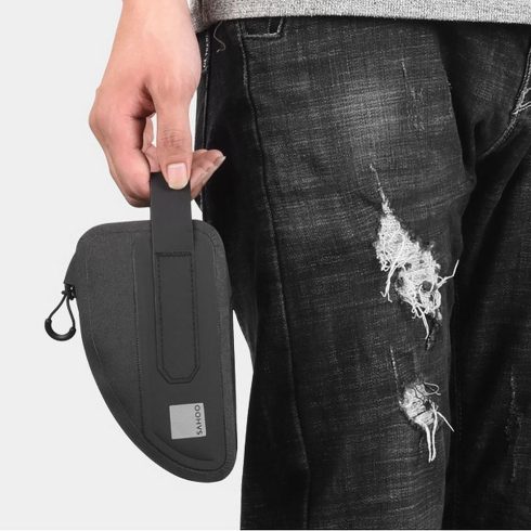 SAHOO kerékpártáska a kerékpárvázon cipzárral 0,3L 122035 fekete