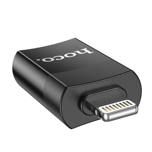 Adapter OTG USB A to Lightning Hoco UA17 black