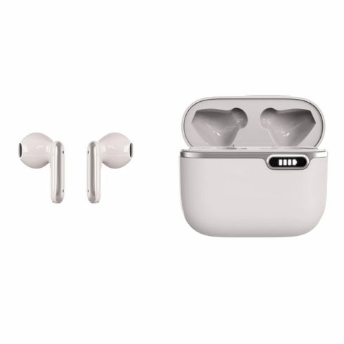 Vezeték nélküli fülhallgató Art TWS + dokkoló USB C AP-TW-B4W fehér