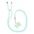SWING (6mm) Telefon zsinór, Telefon medál állítható hosszúsággal / zsinór hossza 165cm (max. 82,5cm hurokban) / vállon vagy nyakon - lite green