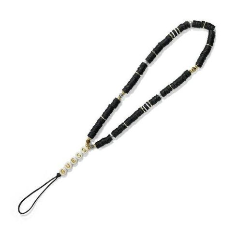 GUESS telefonszíj GUSTPEARK (Heishi Beads) fekete