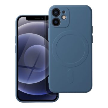   SILICONE MAG COVER case compatible with MagSafe for IPHONE 12 Mini blue