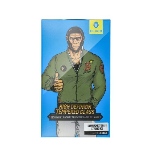 5D Mr. Monkey Glass – Apple iPhone 14 fekete (erős HD)