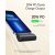VEGER powerbank 5000 mAh beépített csatlakozóval Lightning PD QC3.0 3A 20W PlugOn (W0556P) fekete