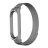 FÉM szíj XIAOMI Mi Band 5/6 ezüsthöz (02)